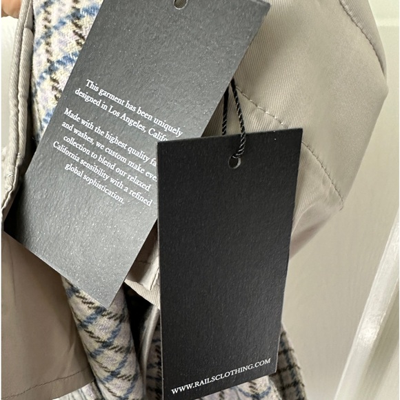 Rails Prim Skirt Lilac Navy Mini Check Women’s Size 8 NEW with Tags - Picture 10 of 10